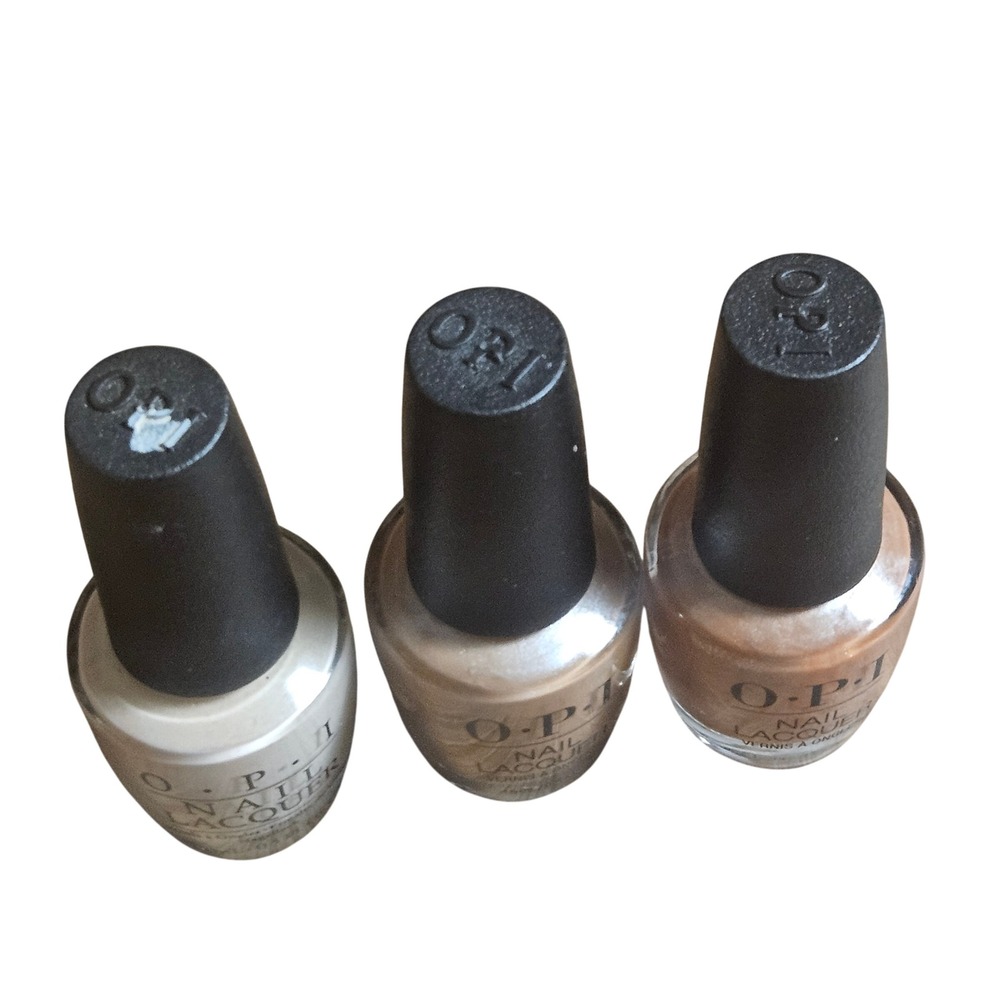 Lot of 3 OPI Nail Lacquer Tiramisu for Two Cosmo-Not Tonight Honey Nomad's Dream - Picture 2 of 8
